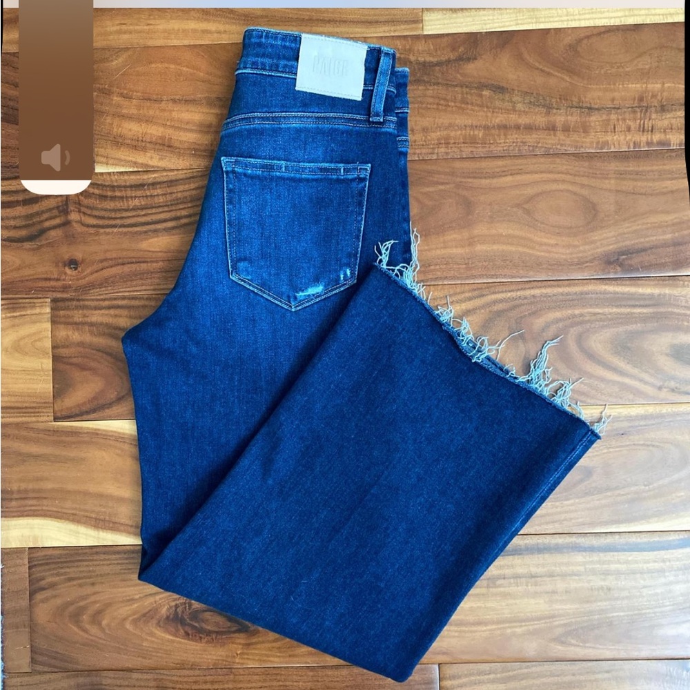 PAIGE Anessa Denim Jeans in Deep Blue